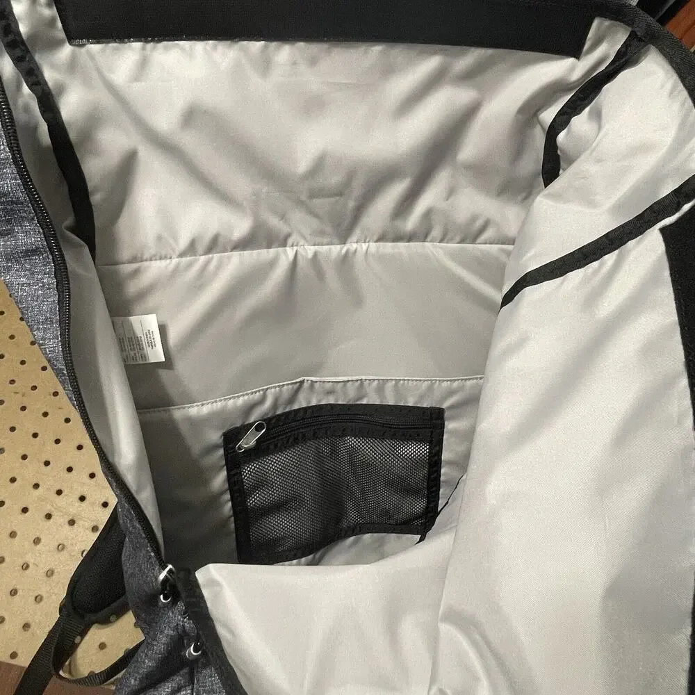 NWOT Nike Elite Sport III Golf Backpack Pro Am Jam Bag Black Heather Roll Top XL